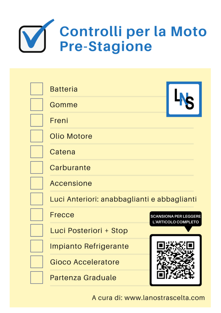 controlli moto dopo inverno